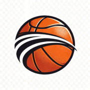 NBA实时比分球探网品牌标志，橙色篮球与深蓝色文字组合